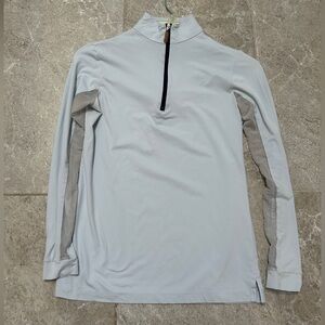 Tailored Sportsman quarter zip sun shirt
